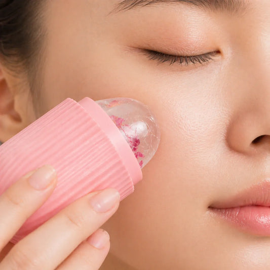 Ice Roller for Face – Reusable Skin Cooling & De-Puffing Tool
