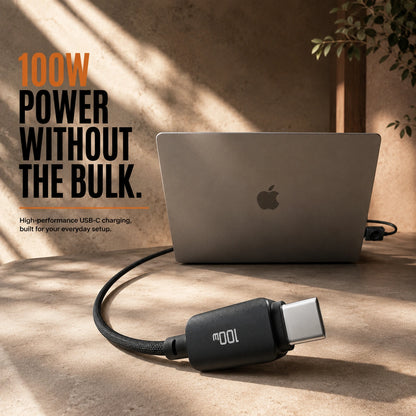 Sora Nest DuoCharge | 100W 2-in-1 USB-C & Apple Watch Charging Cable