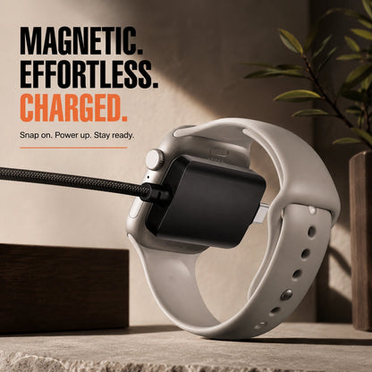 Sora Nest DuoCharge | 100W 2-in-1 USB-C & Apple Watch Charging Cable
