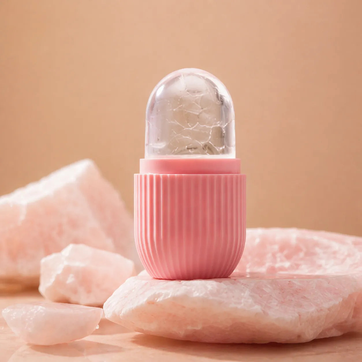 Ice Roller for Face – Reusable Skin Cooling & De-Puffing Tool