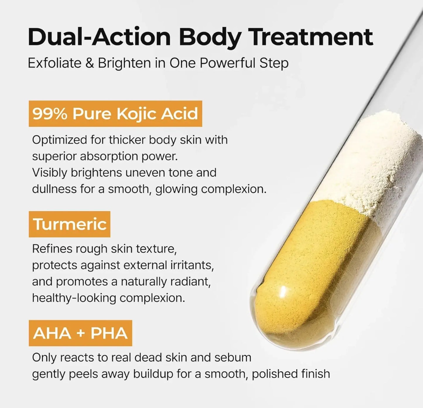 Dr. Melvex Peel Shot Body Spray – Kojic Acid + Turmeric